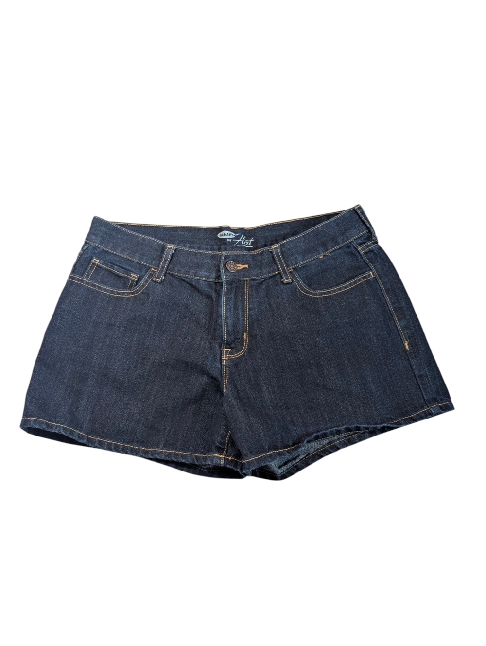 Old Navy Dark Wash The Flirt Denim Jeans Shorts Size 10